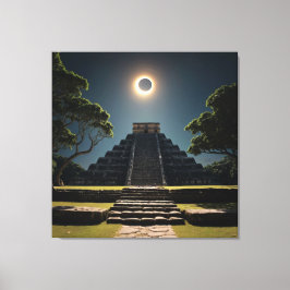 Lienzo Chichen Itza Eclipse