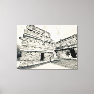 Lienzo Chichén Itzá: La Iglesia