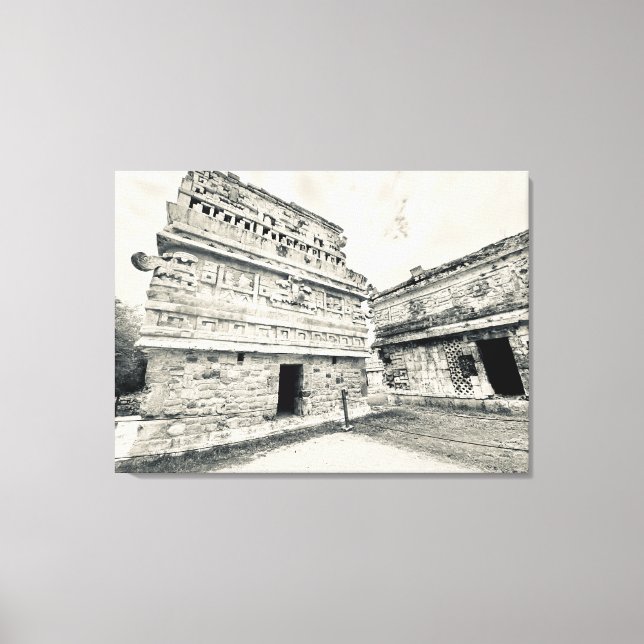 Lienzo Chichén Itzá: La Iglesia (Anverso)