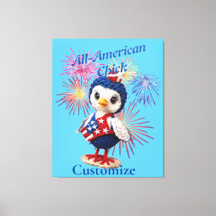 Lienzo Chick Thunder_Cove, todo estadounidense