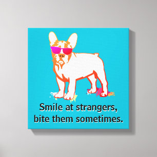 Lienzo Chico French Bulldog más genial