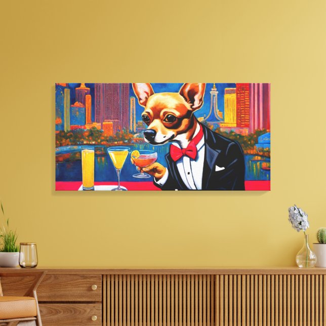LIENZO CHIHUAHUA EN LA CIUDAD 2 (Insitu (Sala de estar))