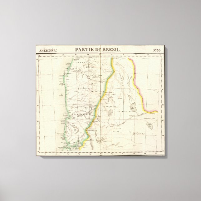 Lienzo Chile, Argentina 36 (Anverso)