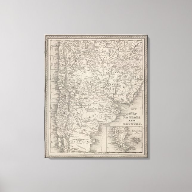 Lienzo Chile, La Plata y Uruguay (Anverso)