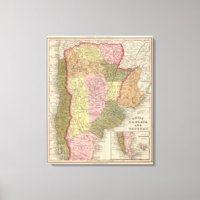Lienzo Chile y Argentina (Anverso)