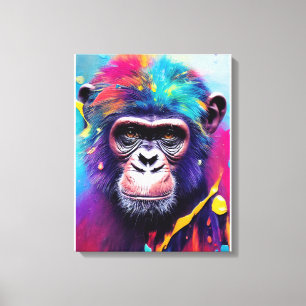 Lienzo Chimpanzee Ape Descubrimiento Animal Naturaleza de