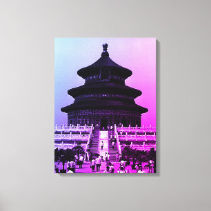 Lienzo China Antigua Pekín Templo del Cielo