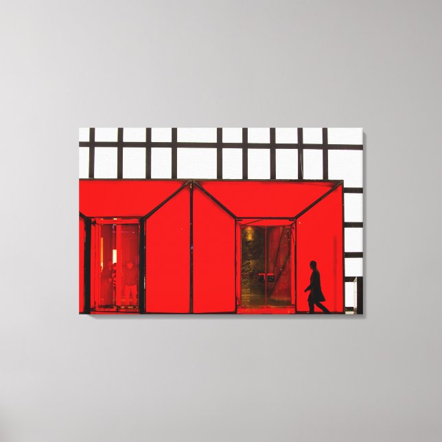 Lienzo China, Beijing | Centro comercial de lujo (Anverso)