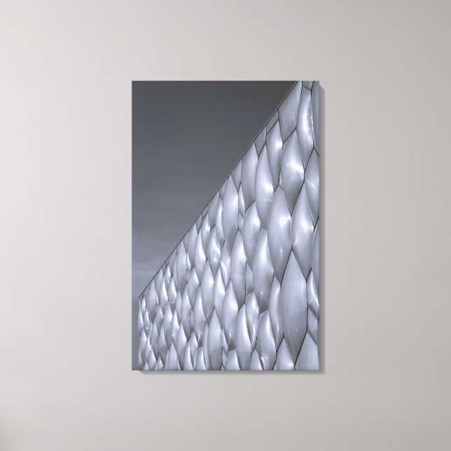 Lienzo China, Beijing. Centro Nacional de Acuáticos (Anverso)