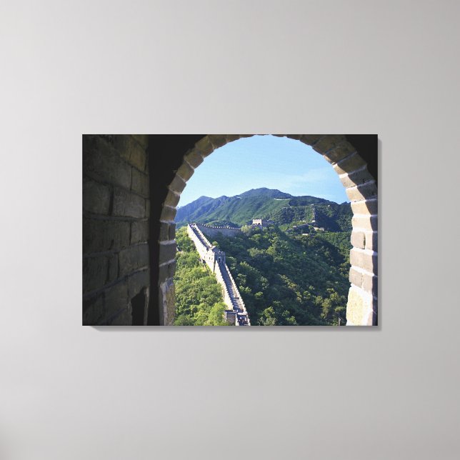 Lienzo China, Condado de Huairou, sección Mutianyu de La (Anverso)
