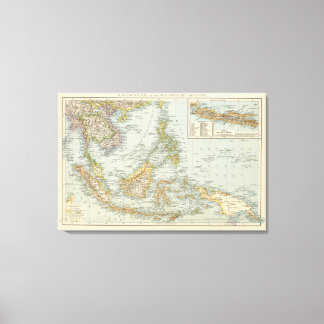 Lienzo China Indo y el archipiélago de Malasia