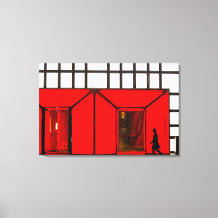 Lienzo China, Pekín  Centro comercial de lujo