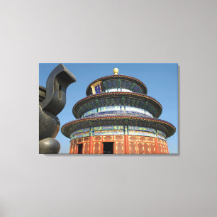 Lienzo China, Pekín, Templo del Cielo, Urna china en
