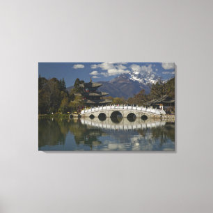 Lienzo CHINA, Provincia de Yunnan, Lijiang. Lijiang Antig