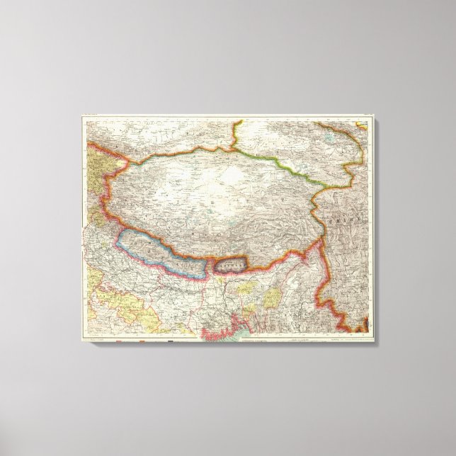 Lienzo China y el Tíbet (Anverso)