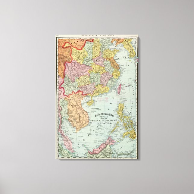 Lienzo China y Malasia (Anverso)