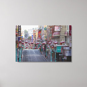 Lienzo Chinatown en Grant Street en San Francisco,