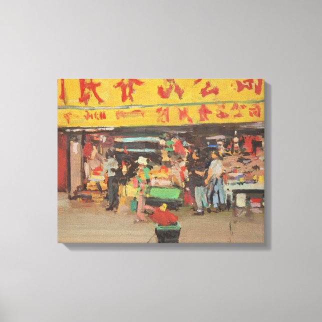 Lienzo Chinatown Nueva York 2012 (Anverso)