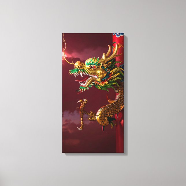 Lienzo chinese dragon (Anverso)