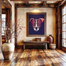 Lienzo Chinese Zodiac Dog Wall Print | Rustic Farmhouse 