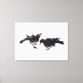 Lienzo Chinesische Kunst mit Vogelmotiv