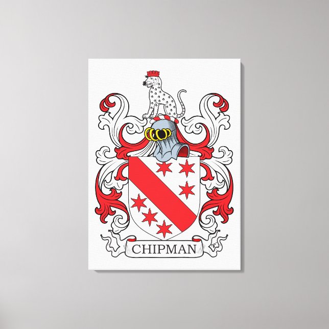 Lienzo Chipman Family Crest (Anverso)
