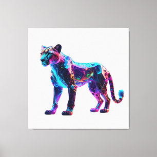 Lienzo Chita de vidrio luminoso - Casa de lujo única