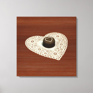 Lienzo Chocolate de San Valentín
