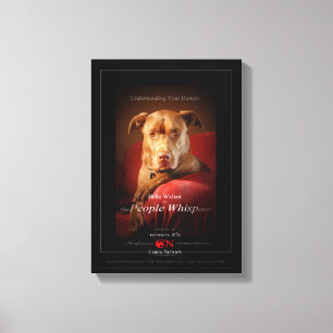 Lienzo Chocolate Lab Pit Mix Dog Movie Poster