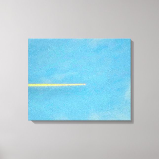Lienzo Chorro atravesando el cielo (Anverso)