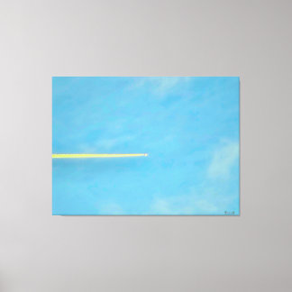 Lienzo Chorro atravesando el cielo
