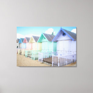 Lienzo Chozas de la playa de la isla de Mersea