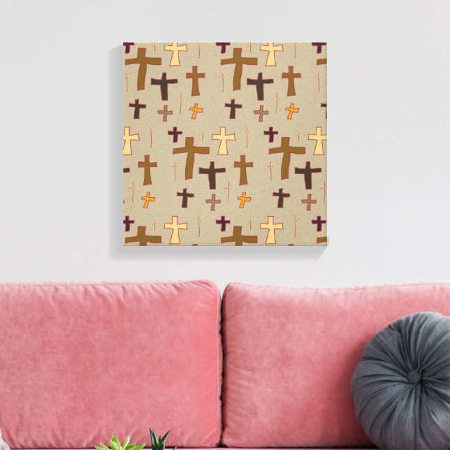 Lienzo Christian Crosses on Neutral background (Insitu (Sala de estar))