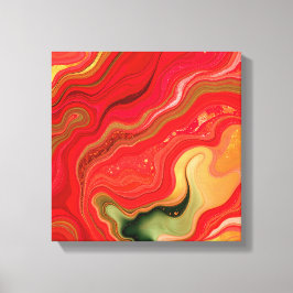 Lienzo Christmas Bloom Frequencies Abstract Energy Canvas