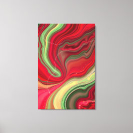 Lienzo Christmas Bloom Frequencies Premium Wrapped Canvas
