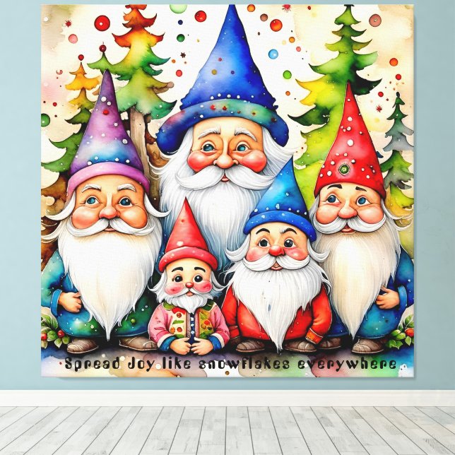 Lienzo Christmas Empowering Quotes – Art Print Collection (Insitu (piso de madera))