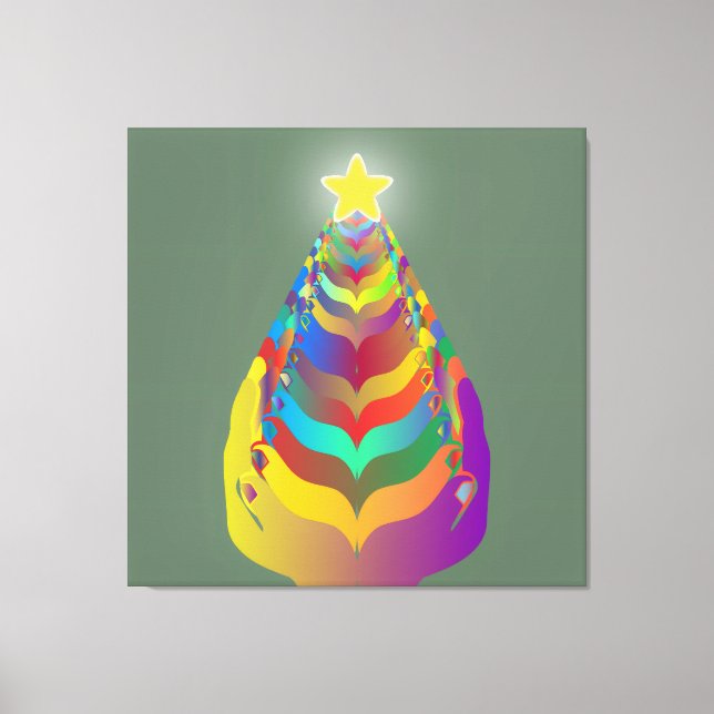 Lienzo Christmas Hope and Togetherness (Anverso)