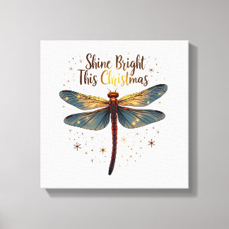 Lienzo Christmas Star Dragonfly