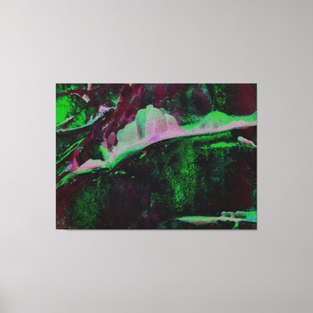 Lienzo Chromatic Ridge Abstraction (Anverso)