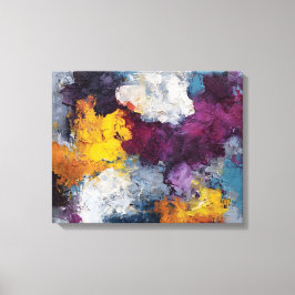Lienzo Chromatic Streak Abstract Canvas Wall Art