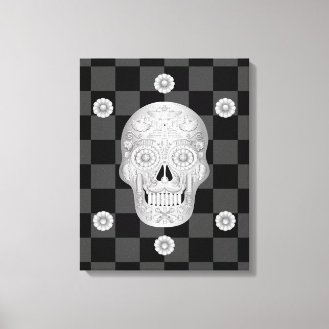 Lienzo Chrome Calavera Watch (Anverso)