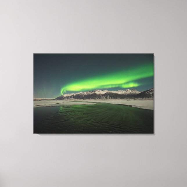 Lienzo Chugach Aurora (Anverso)