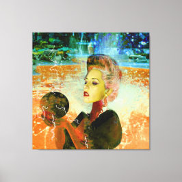 Lienzo Ciborg eléctrico