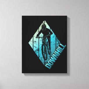 Lienzo Ciclismo de senderos para ciclismo de montaña cues
