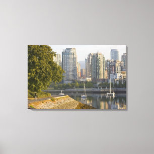 Lienzo Ciclista a lo largo del Camino del Mar en el centr