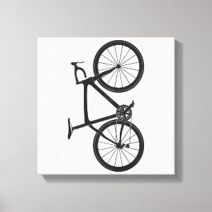 Lienzo Ciclo de ciclismo de triatlón en bicicleta T camis