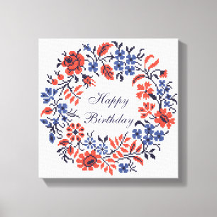 Lienzo Ciclo de flores