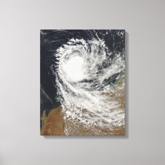 Lienzo Ciclón tropical Ophelia frente a Australia (Anverso)