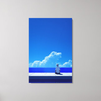 Lienzo Cielo azul