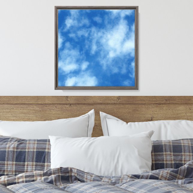 Lienzo Cielo azul con nubes (Insitu(Dormitorio))